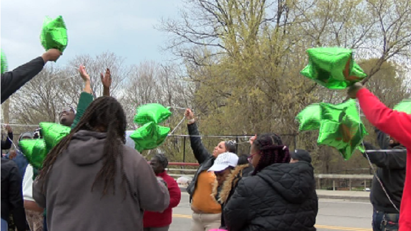 Friends and family assemble to honor the victim of the Driving Park Bridge hit-and-run