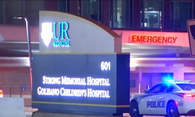 Strong Hospital has a significant police presence during a search for a man from Livingston County