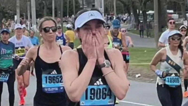 With the help of her kids, a Rochester teacher runs the Boston Marathon