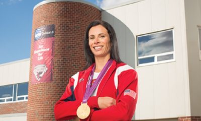 Olympic champ Jenn Suhr helps coach the next generation at Roberts Wesleyan