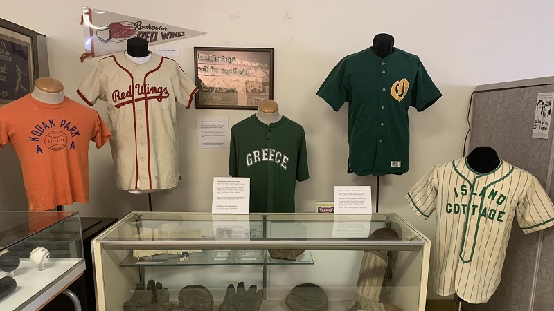 The latest exhibit from the Greece Historical Society explores the history of baseball The latest exhibit from the Greece Historical Society explores the history of baseball