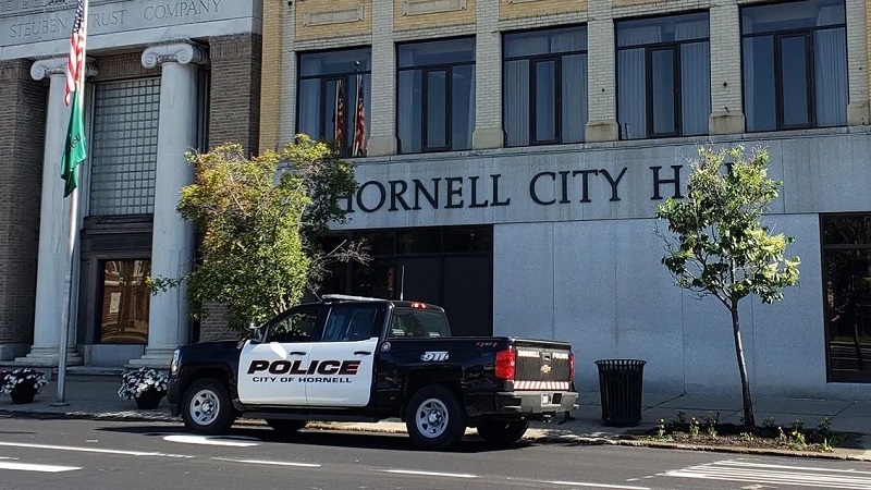 The state provides funding to the Hornell Police Department for new equipment