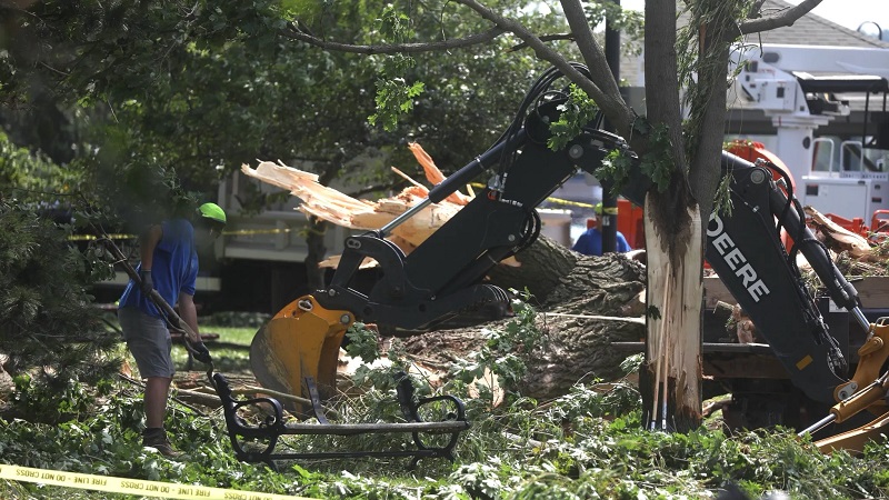 The National Weather Service reports that an EF0 tornado touched down in Canandaigua The National Weather Service reports that an EF0 tornado touched down in Canandaigua