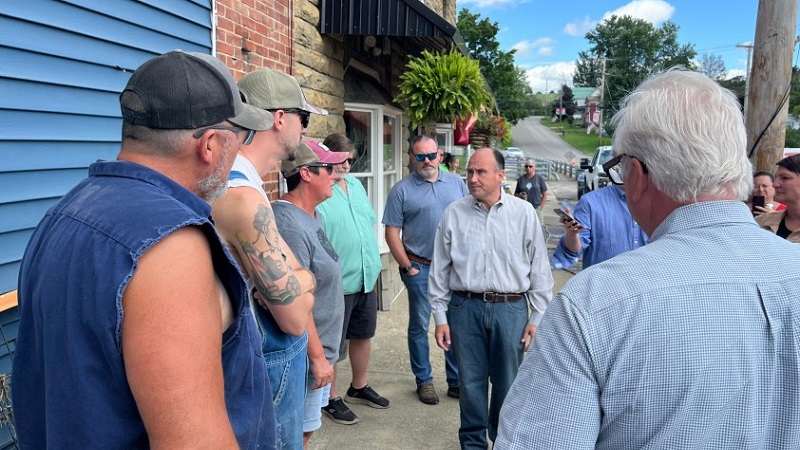 Officials from New York visit storm damage in Steuben County Officials from New York visit storm damage in Steuben County