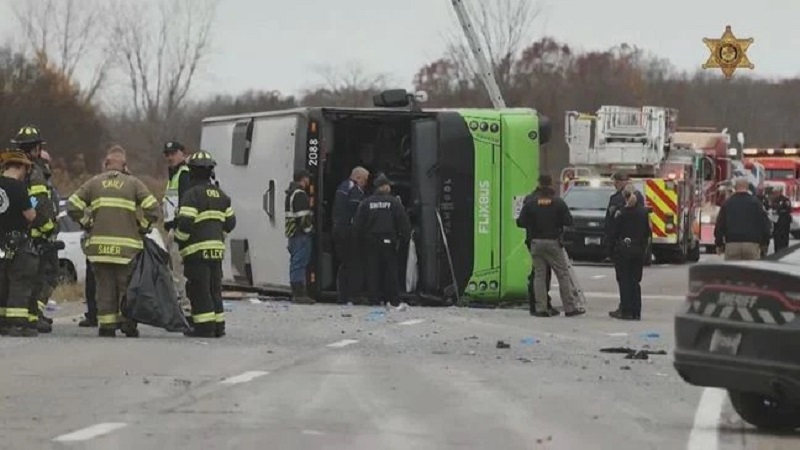Following the 490 tour bus crash, a first responder responds to the chaotic scene