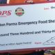 Tops donates K from Apple Fest to Hilton-Parma food shelf
