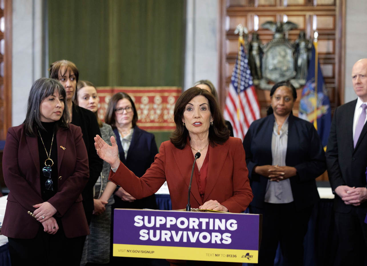 New York Governor Hochul announces 9.5 million plan to strengthen victim services and accelerate justice in domestic violence cases through key legal and medical system upgrades